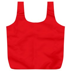 A Red Background With A White Border Full Print Recycle Bag (xl) by catchydesignhill