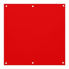 A Red Background With A White Border Banner And Sign 3  X 3  by catchydesignhill