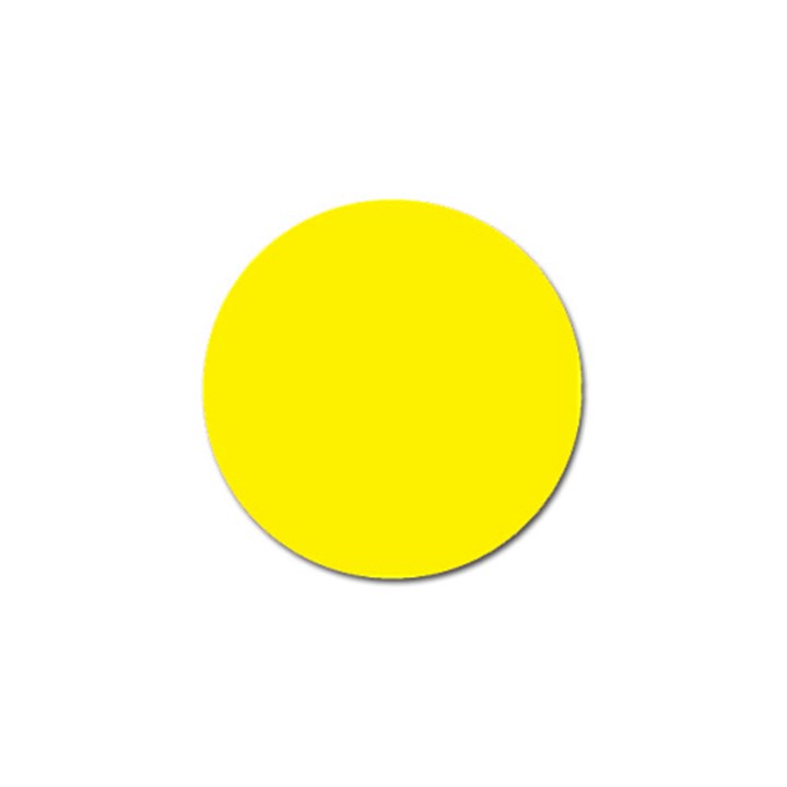 A Yellow Background With A Black Border Golf Ball Marker