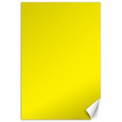 A Yellow Background With A Black Border Canvas 20  X 30  by catchydesignhill