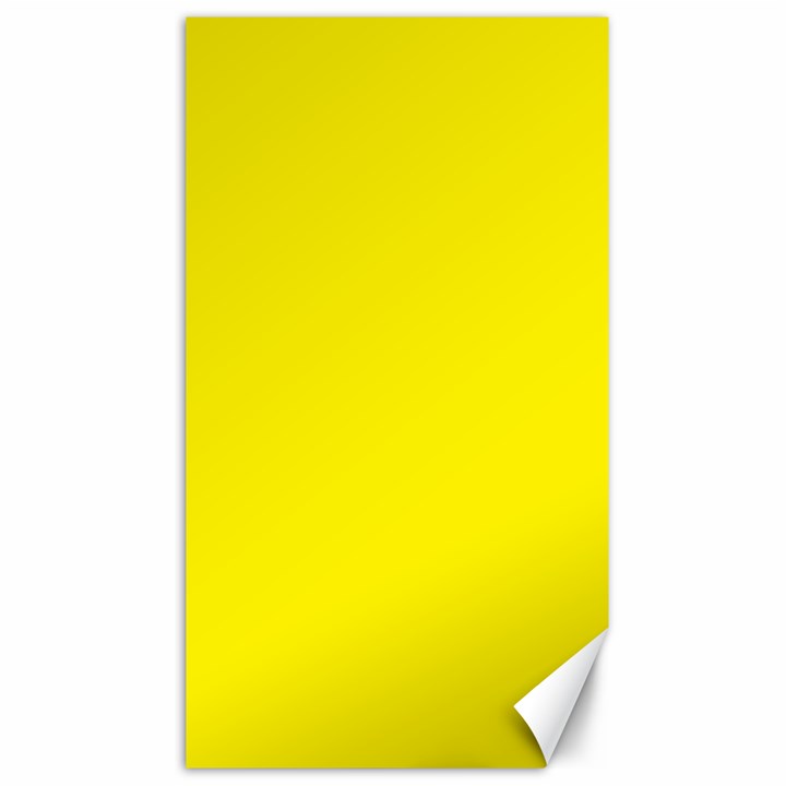 A Yellow Background With A Black Border Canvas 40  x 72 