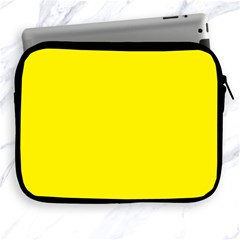 A Yellow Background With A Black Border Apple Ipad 2/3/4 Zipper Cases by catchydesignhill