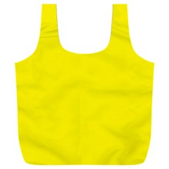 A Yellow Background With A Black Border Full Print Recycle Bag (xxxl) by catchydesignhill