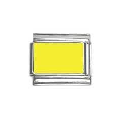 A Yellow Background With A Black Border Italian Charm (9mm) by catchydesignhill