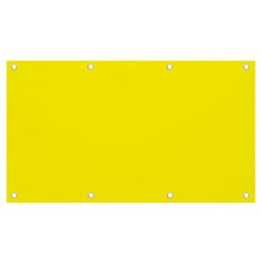 A Yellow Background With A Black Border Banner And Sign 7  X 4  by catchydesignhill