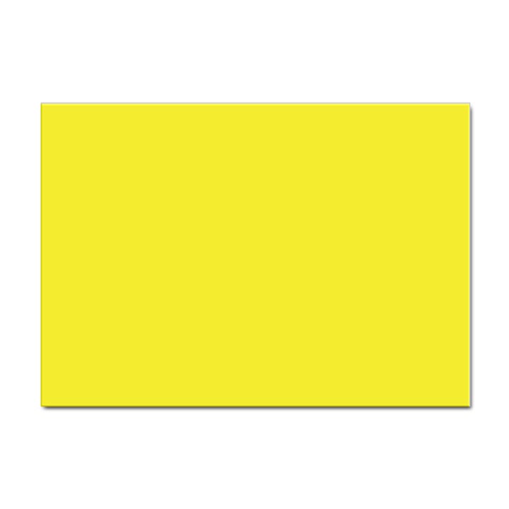 A Yellow Background With A Black Border Sticker A4 (10 pack)