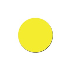 A Yellow Background With A Black Border Golf Ball Marker by catchydesignhill