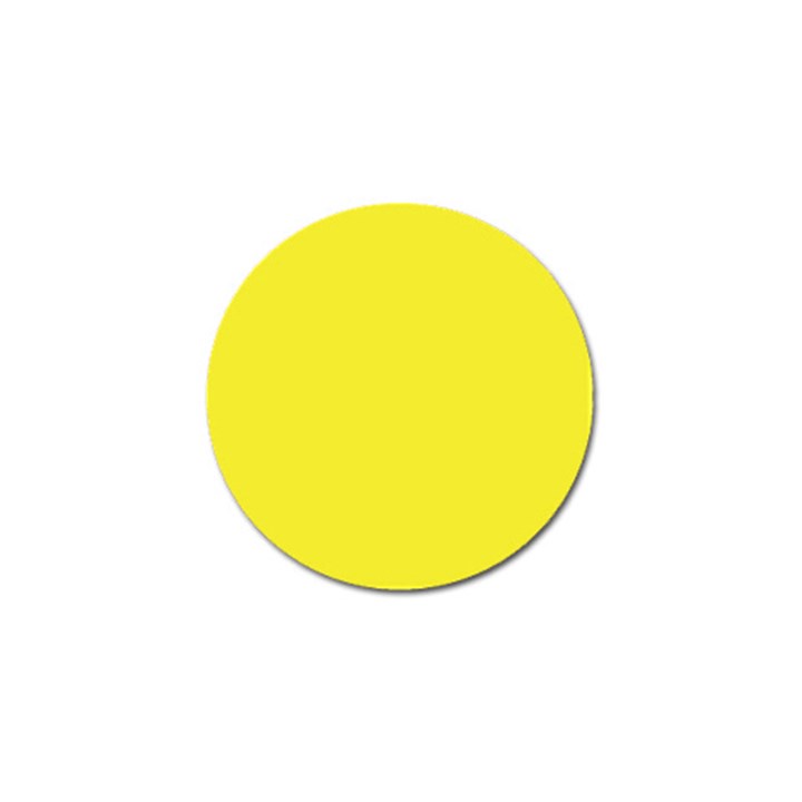 A Yellow Background With A Black Border Golf Ball Marker (4 pack)