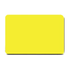 A Yellow Background With A Black Border Small Doormat by catchydesignhill