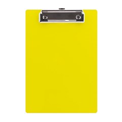 A Yellow Background With A Black Border A5 Acrylic Clipboard by catchydesignhill