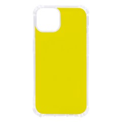 A Yellow Background With A Black Border Iphone 13 Tpu Uv Print Case by catchydesignhill