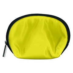 A Yellow Background With A Black Border Accessory Pouch (medium) by catchydesignhill