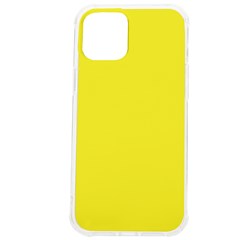 A Yellow Background With A Black Border Iphone 12 Pro Max Tpu Uv Print Case by catchydesignhill