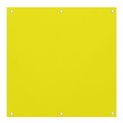 A Yellow Background With A Black Border Banner And Sign 4  X 4  by catchydesignhill