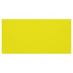 A Yellow Background With A Black Border Banner And Sign 8  X 4  by catchydesignhill