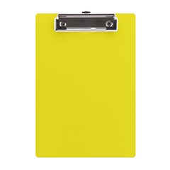 A Yellow Background With A Black Border A5 Acrylic Clipboard by catchydesignhill