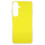 A Yellow Background With A Black Border Samsung Galaxy S24 Ultra 6.9 Inch TPU UV Case Front