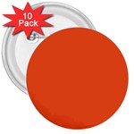 An Orange Background With A Black Border 3  Buttons (10 pack)  Front