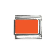 An Orange Background With A Black Border Italian Charm (9mm) by catchydesignhill