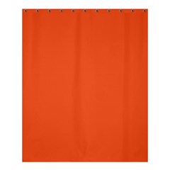 An Orange Background With A Black Border Shower Curtain 60  X 72  (medium)  by catchydesignhill