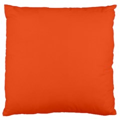 An Orange Background With A Black Border Large Cushion Case (one Side) by catchydesignhill