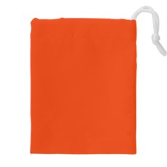 An Orange Background With A Black Border Drawstring Pouch (4xl) by catchydesignhill