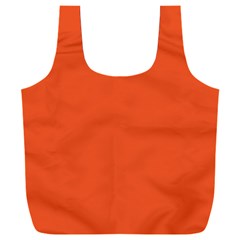 An Orange Background With A Black Border Full Print Recycle Bag (xxxl)