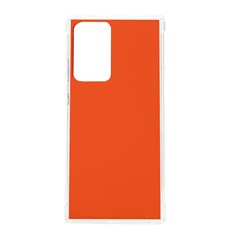 An Orange Background With A Black Border Samsung Galaxy Note 20 Ultra Tpu Uv Case by catchydesignhill