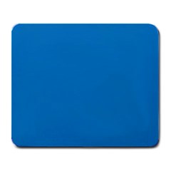 A Blue Background With A Black And White Clock Large Mousepad by catchydesignhill