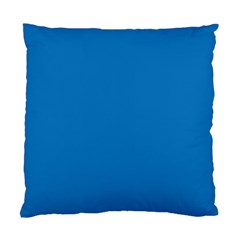 A Blue Background With A Black And White Clock Standard Cushion Case (one Side) by catchydesignhill