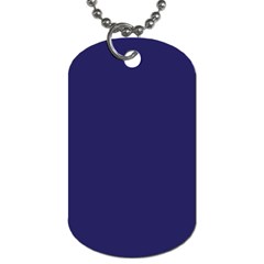 A Blue Background With A Clock On It Dog Tag (two Sides) by catchydesignhill