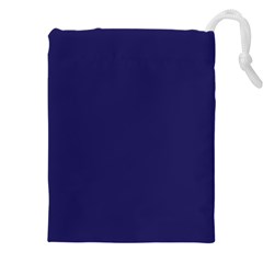 A Blue Background With A Clock On It Drawstring Pouch (4xl) by catchydesignhill