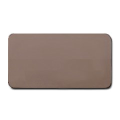 A Brown Wall With A Clock On It Medium Bar Mat by catchydesignhill