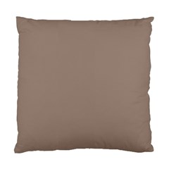 A Brown Wall With A Clock On It Standard Cushion Case (one Side) by catchydesignhill