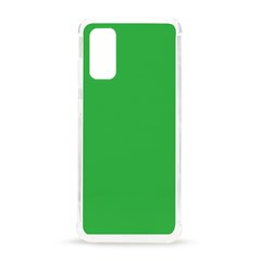 A Green Background With A White Border Samsung Galaxy S20 6 2 Inch Tpu Uv Case by catchydesignhill