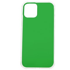 A Green Background With A White Border Iphone 12 Pro Max Tpu Uv Print Case by catchydesignhill