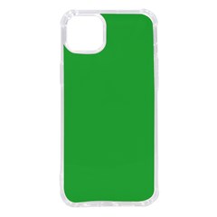 A Green Background With A White Border Iphone 14 Plus Tpu Uv Print Case by catchydesignhill