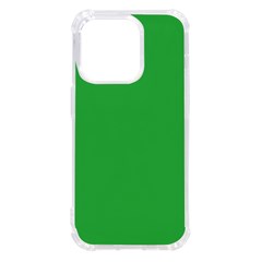 A Green Background With A White Border Iphone 14 Pro Tpu Uv Print Case by catchydesignhill