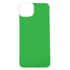 A Green Background With A White Border Iphone 15 Pro Tpu Uv Print Case by catchydesignhill