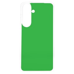 A Green Background With A White Border Samsung Galaxy S24 6 2 Inch Tpu Uv Case by catchydesignhill