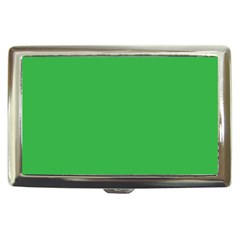 A Green Background With A White Border Cigarette Money Case by catchydesignhill