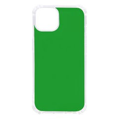 A Green Background With A White Border Iphone 13 Tpu Uv Print Case by catchydesignhill