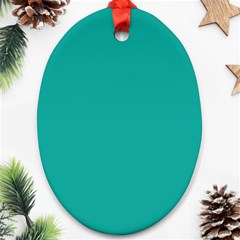 A Green Background With A White Border Ornament (oval)