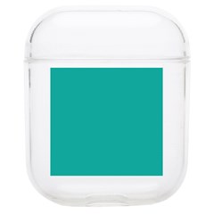 A Green Background With A White Border Soft Tpu Airpods 1/2 Case by catchydesignhill