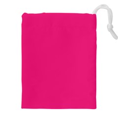 A Pink Background With A Black Border Drawstring Pouch (4xl) by catchydesignhill