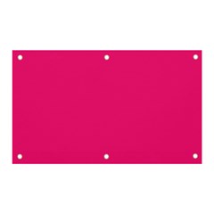 A Pink Background With A Black Border Banner And Sign 5  X 3  by catchydesignhill