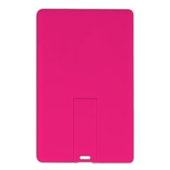 A Pink Background With A Black Border Name Card Style Usb Flash Drive by catchydesignhill