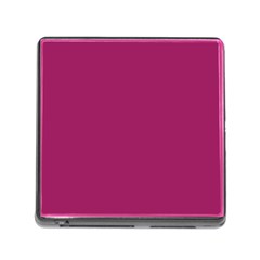 A Pink Background With A White Border Memory Card Reader (square 5 Slot) by catchydesignhill