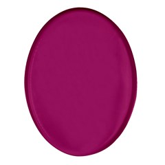 A Pink Background With A White Border Oval Glass Fridge Magnet (4 Pack) by catchydesignhill