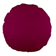 A Pink Background With A White Border Large 18  Premium Round Cushions by catchydesignhill